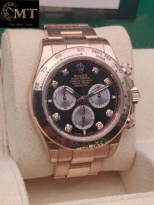 Rolex Cosmograph Daytona Everose Gold 18k Bright Black & Sundust Dial Dial Ref.126505-3