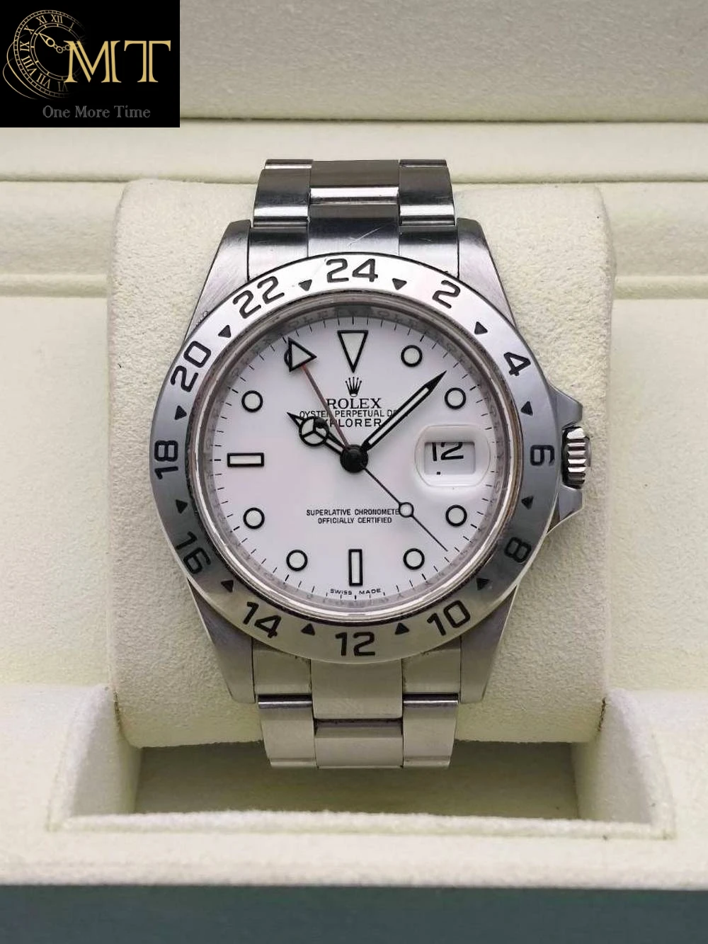Rolex Explorer II White Dial Oystersteel Men’s Watch Ref.16570