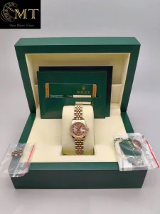 Rolex Lady-Datejust 26mm Jubilee Two-Tone Pink Roman Dial Ref.179171-4