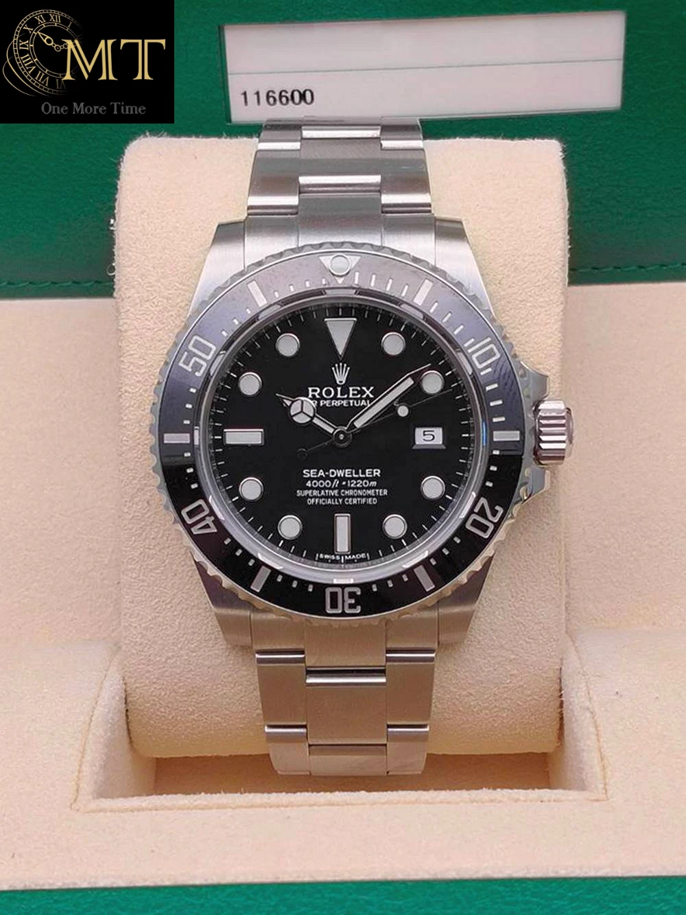 Rolex Sea-Dweller 4000 Black Dial Oystersteel Ref.116600