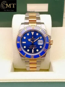 Rolex Submariner Date Yellow Gold & Steel Blue Dial Ref.116613LB