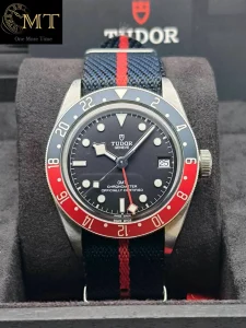 Tudor Black Bay GMT Black Dial Fabric Strap Ref.M79830RB-0003