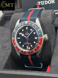 Tudor Black Bay GMT Black Dial Fabric Strap Ref.M79830RB-0003-2
