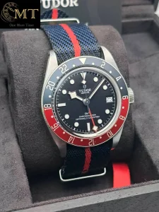 Tudor Black Bay GMT Black Dial Fabric Strap Ref.M79830RB-0003-3