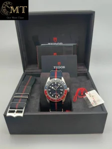 Tudor Black Bay GMT Black Dial Fabric Strap Ref.M79830RB-0003-4