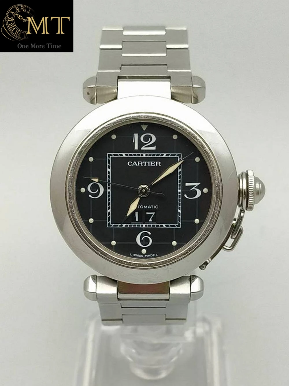 Cartier Pasha C Big Date Automatic Black Dial Ref.W31053M7