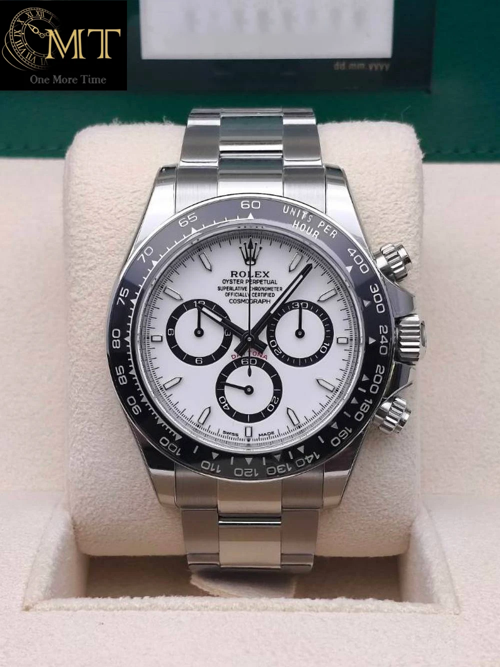 Rolex Cosmograph Daytona White Dial Oystesteel Ref.126500LN