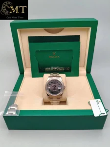 Rolex Datejust 41mm Slate Grey Wimbledon Dial Oyster Bracelet Ref.126300-4