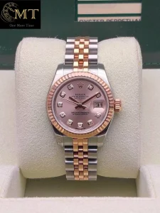 Rolex Lady-Datejust 26mm Jubilee Two-Tone Pink Diamond Ref.179171