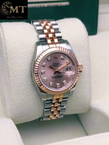 Rolex Lady-Datejust 26mm Jubilee Two-Tone Pink Diamond Ref.179171-3