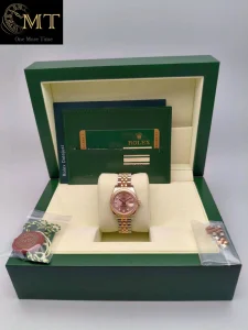 Rolex Lady-Datejust 26mm Jubilee Two-Tone Pink Diamond Ref.179171-4
