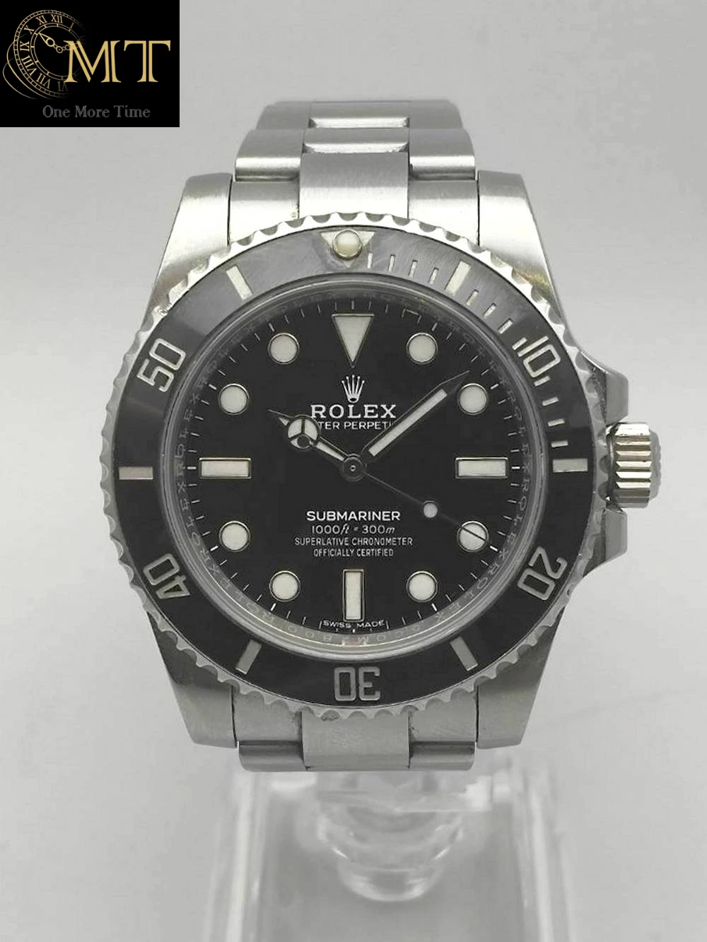 Rolex Submariner No Date 40mm Black Ceramic Bezel Black Dial Ref.114060