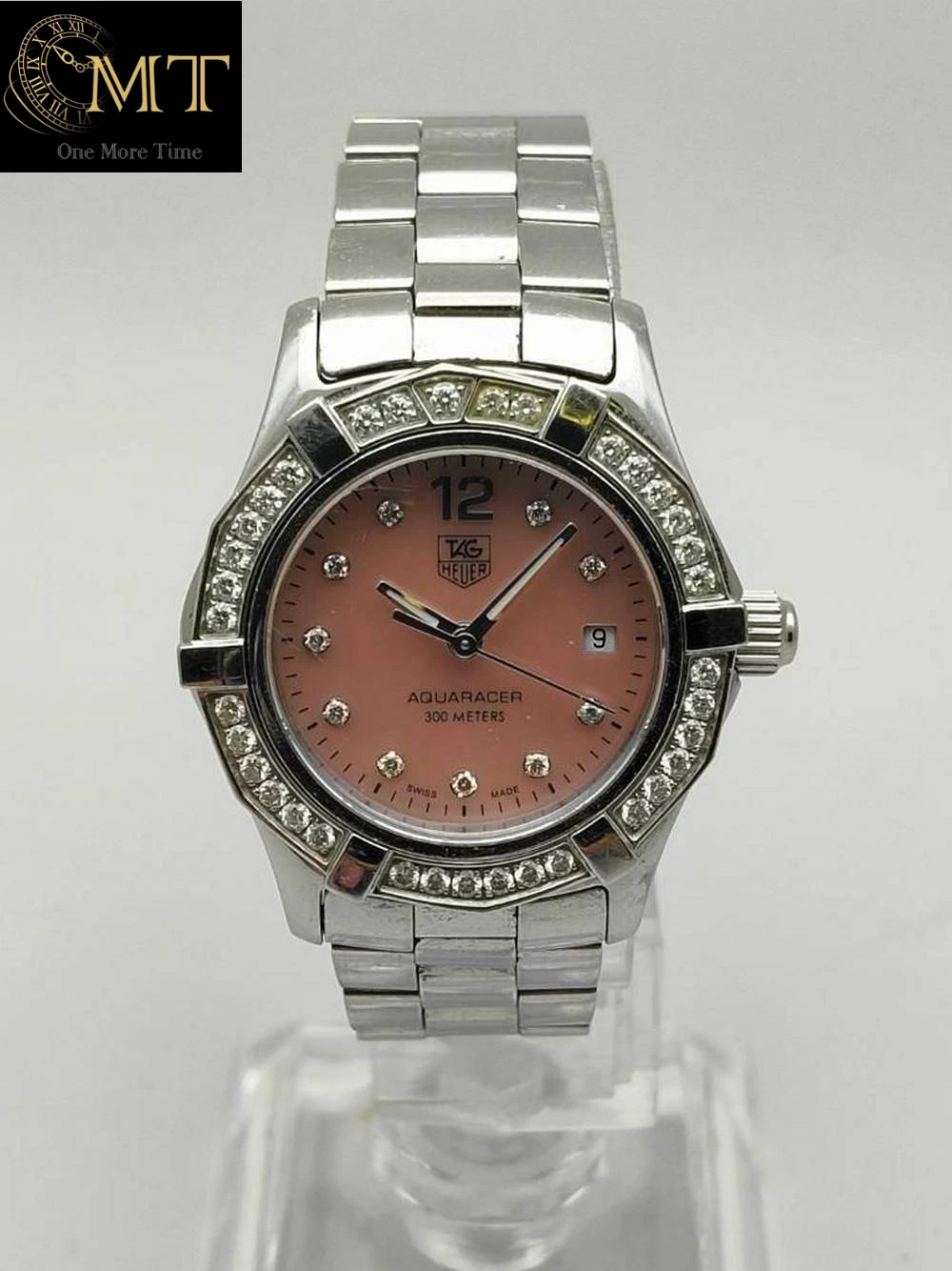 Tag Heuer Aquaracer 300M Quartz 27mm Pink Dial Ref.WAF141B.BA0824