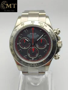 Rolex Cosmograph Daytona White Gold 18k Black Racing Dial Ref.116509
