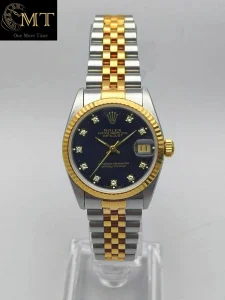 Rolex Datejust 31mm Two-Tone Black Diamond Dial Ref.68273