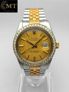 Rolex Datejust 36mm Steel & Gold Linen Dial Ref.16013