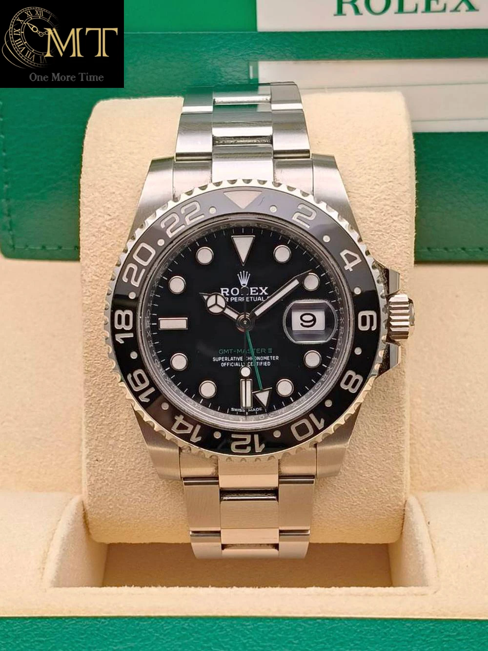 Rolex GMT-Master II Black Dial Oystersteel Ref.116710LN