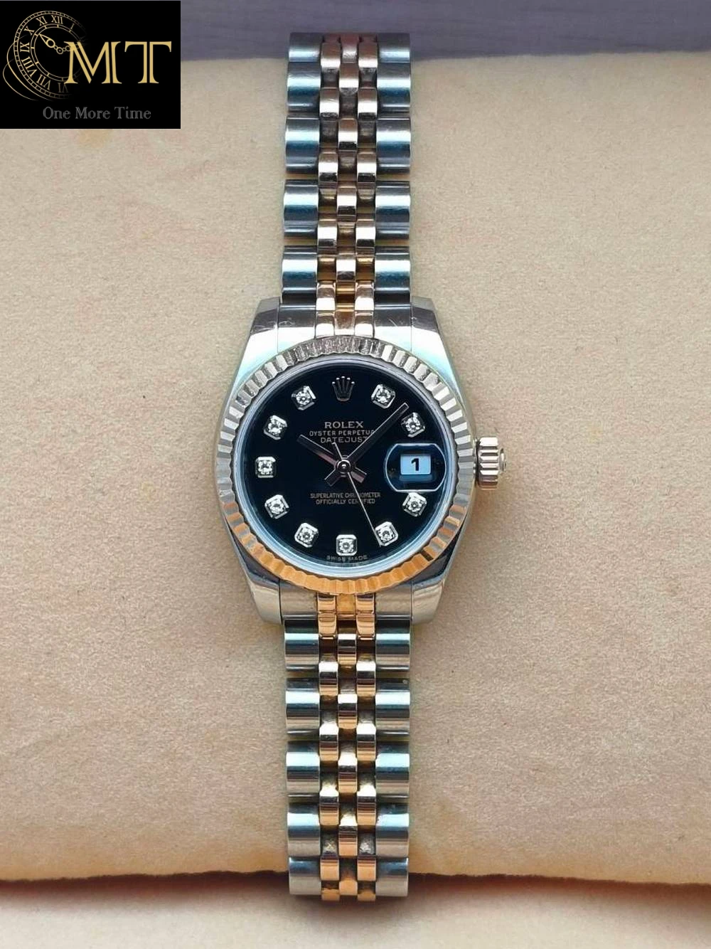 Rolex Lady-Datejust 26mm Everose Gold & Steel Women’s Watch Ref.179171