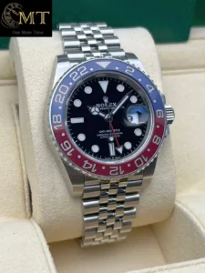 Rolex GMT-Master II 40mm Jubilee Steel Black Pepsi Dial Ref.126710BLRO-3