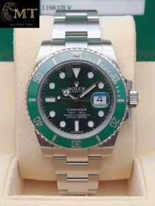 Rolex Submariner Date 40mm Steel Green Dial Green Bezel Ref.116610LV