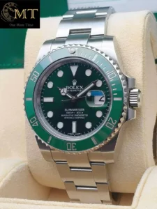 Rolex Submariner Date 40mm Steel Green Dial Green Bezel Ref.116610LV-2