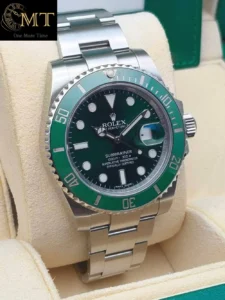 Rolex Submariner Date 40mm Steel Green Dial Green Bezel Ref.116610LV-3