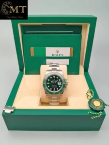 Rolex Submariner Date 40mm Steel Green Dial Green Bezel Ref.116610LV-4