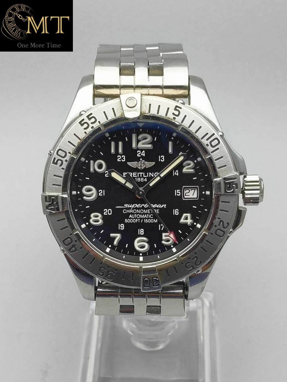 Breitling Superocean Steelfish 42mm Black Dial Steel Bracelet Auto Ref.A17360