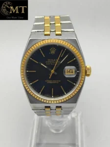 Rolex Oysterquartz Datejust 36mm Black Dial Gold & Steel Ref.17013