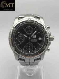 TAG Heuer 2000 Professional 38mm Black Dial Chronograph Auto 200M Steel Ref.CT2111