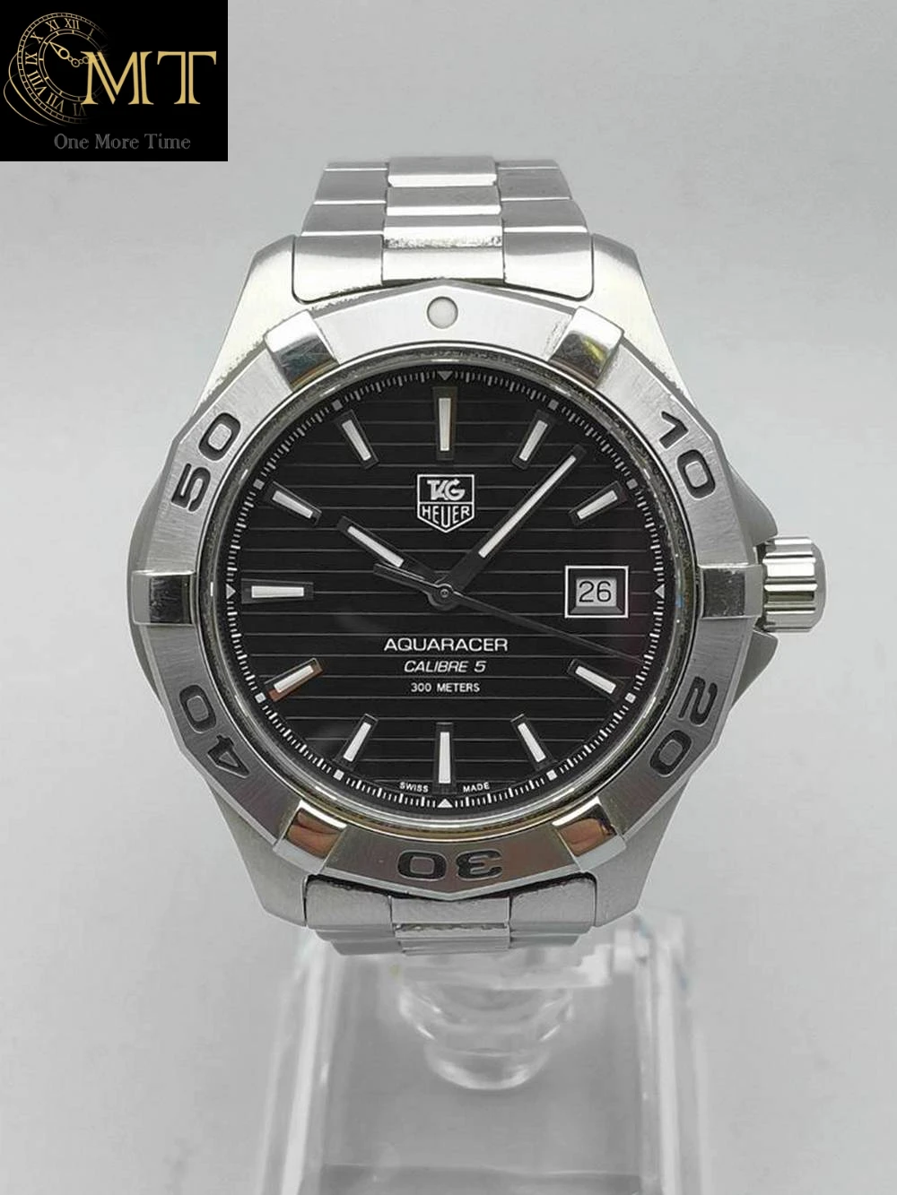 TAG Heuer Aquaracer 41mm Black Dial Calibre 5 Auto 300M Steel Ref.WAY2110.BA0910
