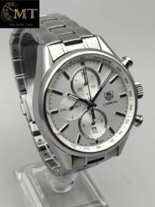 TAG Heuer Carrera 41mm Silver Dial Calibre 1887 Auto Chronograph Steel Ref.CAR2111.BA0724-3