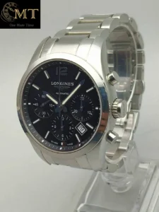 Longines Conquest Classic Chronograph 41mm Black Dial Steel Ref.L2.786.4.56.6-2