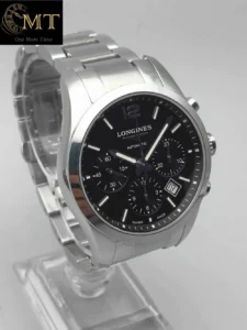 Longines Conquest Classic Chronograph 41mm Black Dial Steel Ref.L2.786.4.56.6-3