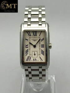 Longines DolceVita Rectangular Steel Silver Roman Dial Ref.L5.512.4