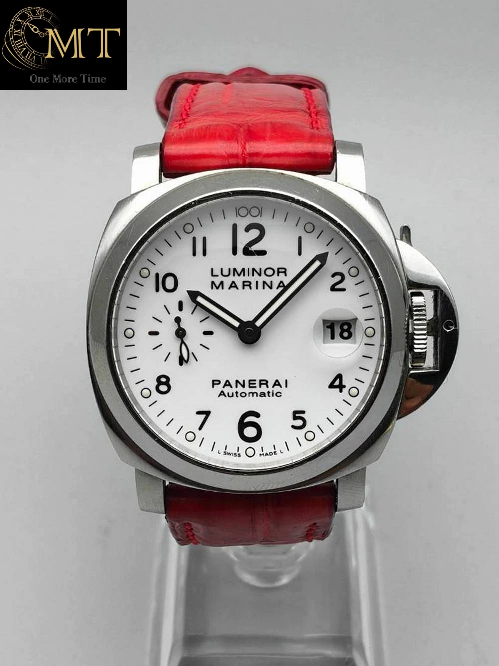Panerai Luminor Marina 40mm Steel White Arabic Dial Ref.PAM00049