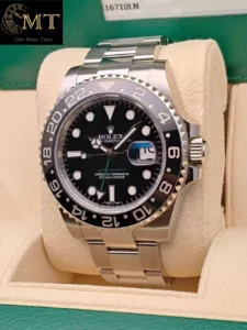 Rolex GMT-Master II 40mm Steel Black Ceramic Bezel Black Dial Oyster Ref.116710LN-2