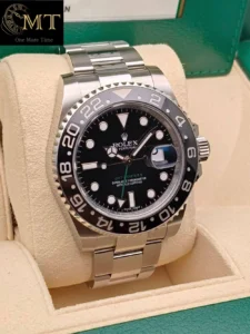 Rolex GMT-Master II 40mm Steel Black Ceramic Bezel Black Dial Oyster Ref.116710LN-3