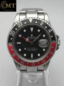 Rolex GMT-Master II Coke 40mm Steel Black-Red Bezel Ref.16710