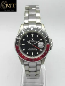 Rolex GMT-Master II Coke 40mm Steel Red Black Bezel Black Dial Ref.16710