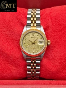 Rolex Lady-Datejust 26mm Steel & YG Champagne Computer Dial Jubilee Ref.69173