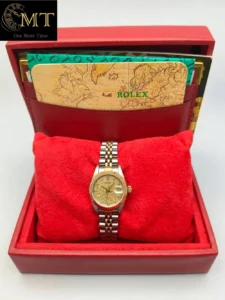 Rolex Lady-Datejust 26mm Steel & YG Champagne Computer Dial Jubilee Ref.69173-4