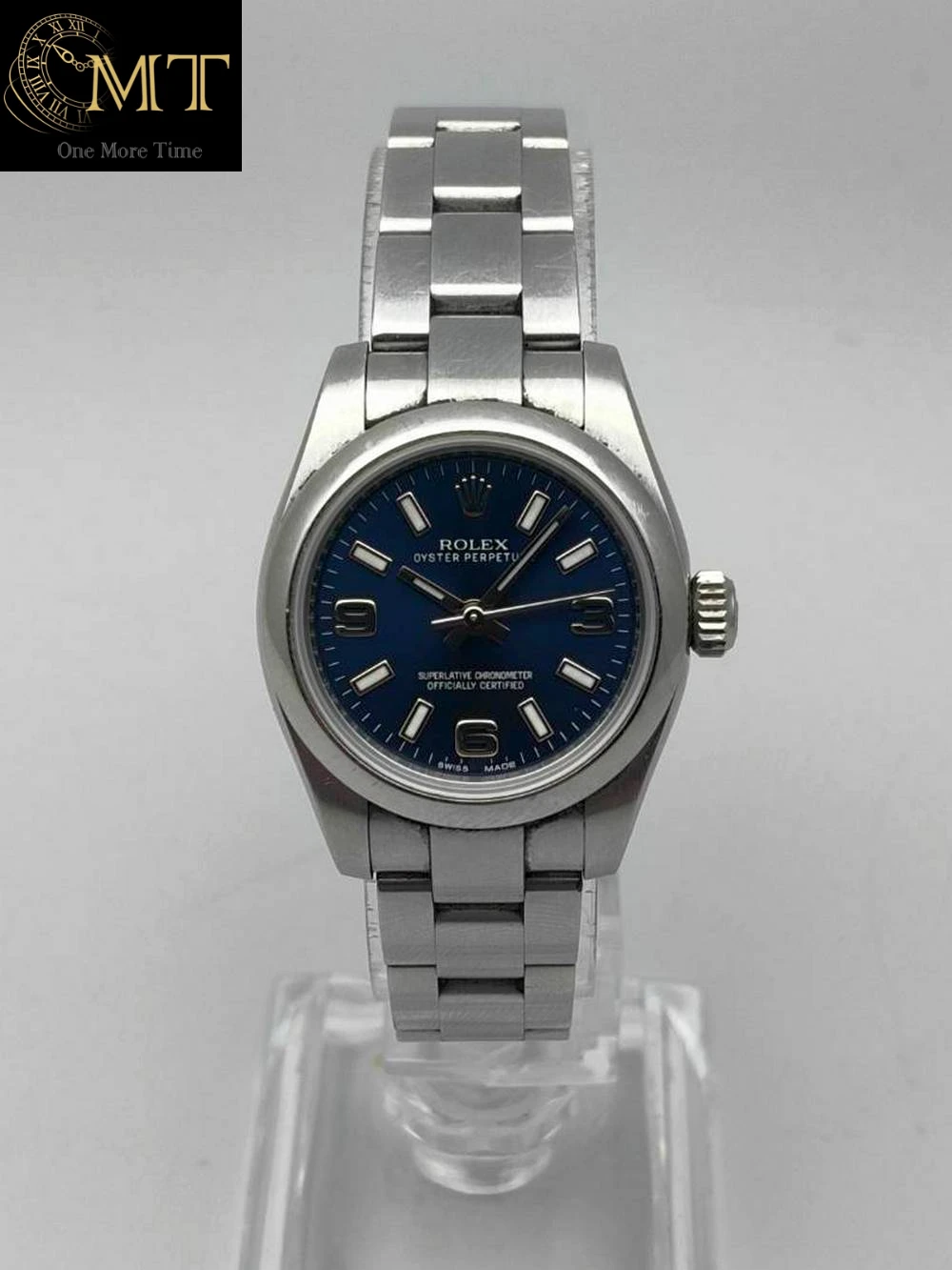 Rolex Oyster Perpetual 26mm Steel Blue Dial Oyster Ref.176200