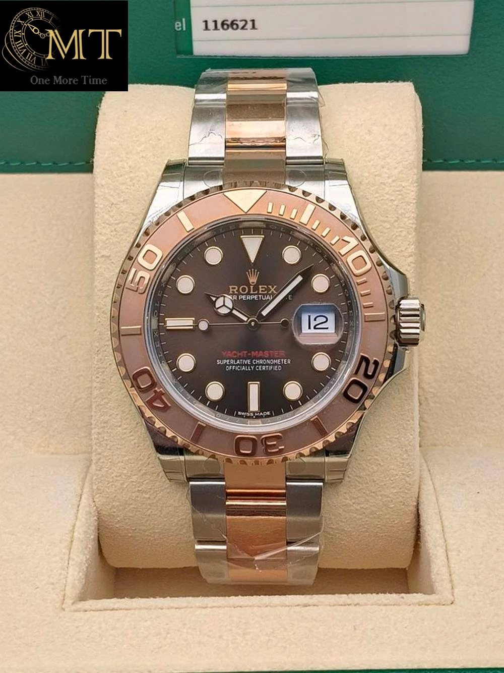Rolex Yacht-Master 40mm Two-Tone Everose Chocolate Dial Oyster Ref.116621