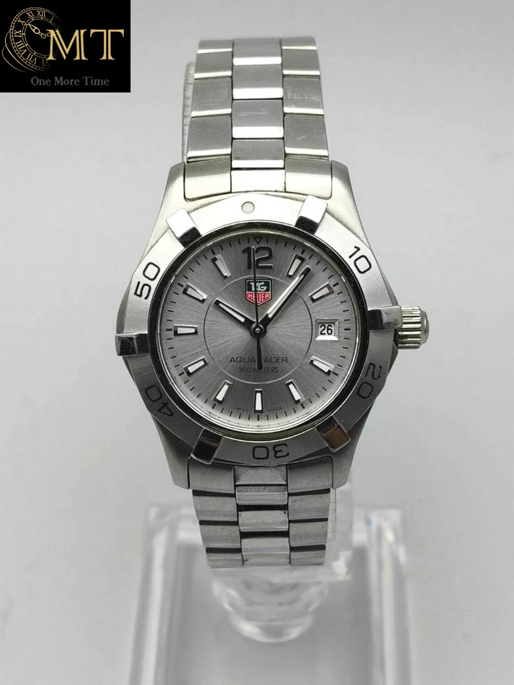 TAG Heuer Aquaracer Lady 300M 27mm Steel Grey Dial Bracelet Ref.WAF1412.BA0823