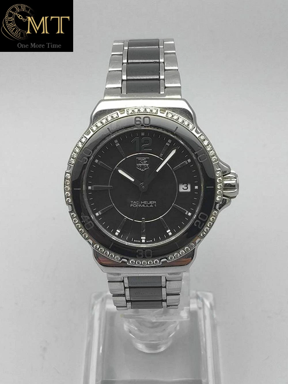 TAG Heuer Formula 1 37mm Diamond Bezel Black Dial Ceramic Ref.WAH1212.BA0859