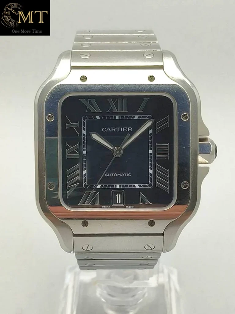 Cartier Santos De Cartier Larged Size Blue Dial Ref.WSSA0030