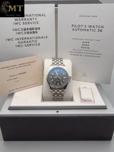 IWC Pilot’s Watch Automatic 36mm Grey Arabic Dial Ref.IW324002-2