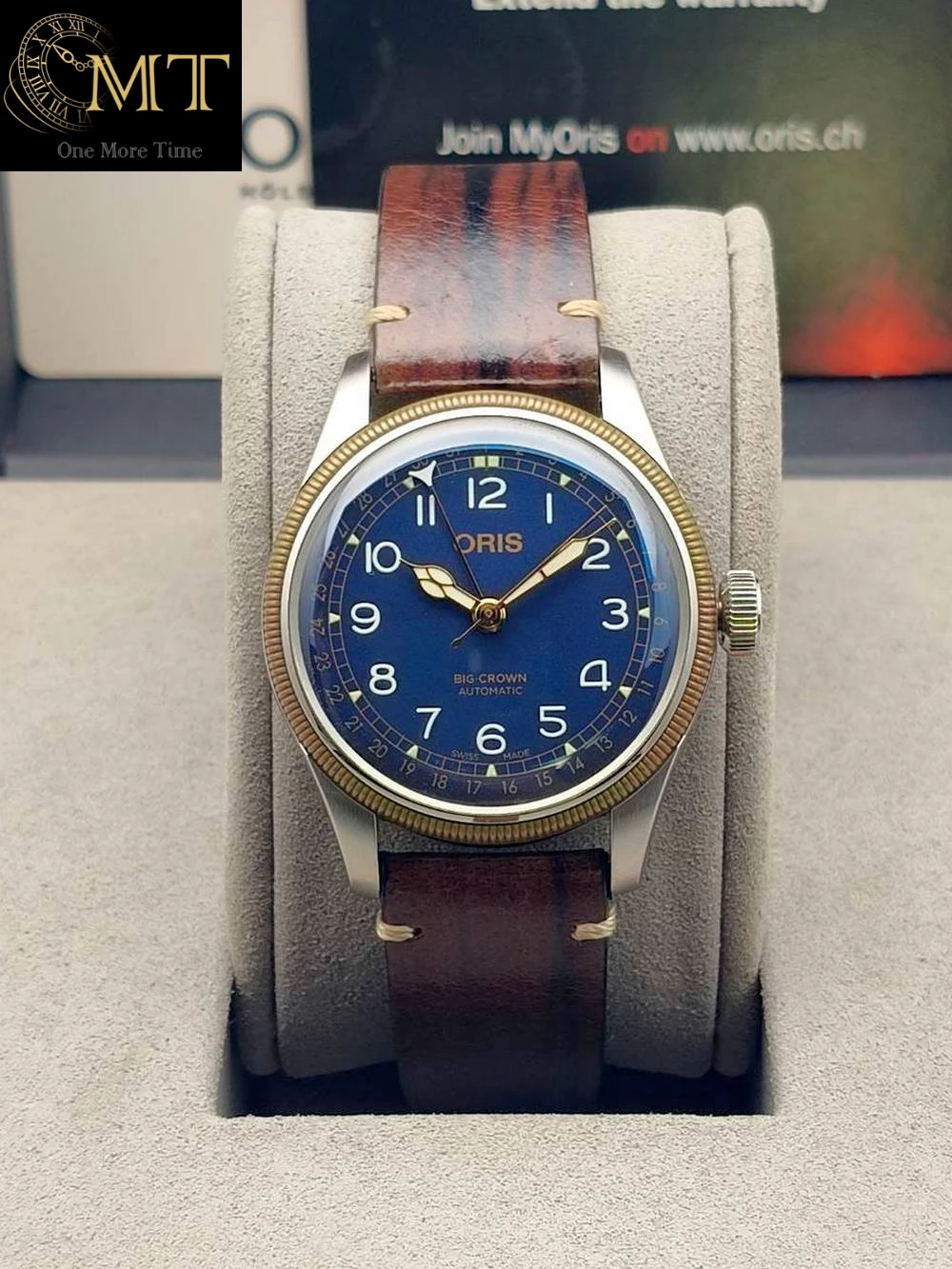 Oris Big Crown Pointer Date 40mm Steel-Bronze Blue Dial Ref.01 754 7741 4365-07 5 20 58