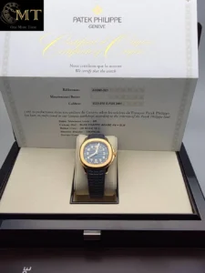Patek Philippe Aquanaut Travel Time Rose Gold Blue Dial Ref.5269R-001-2